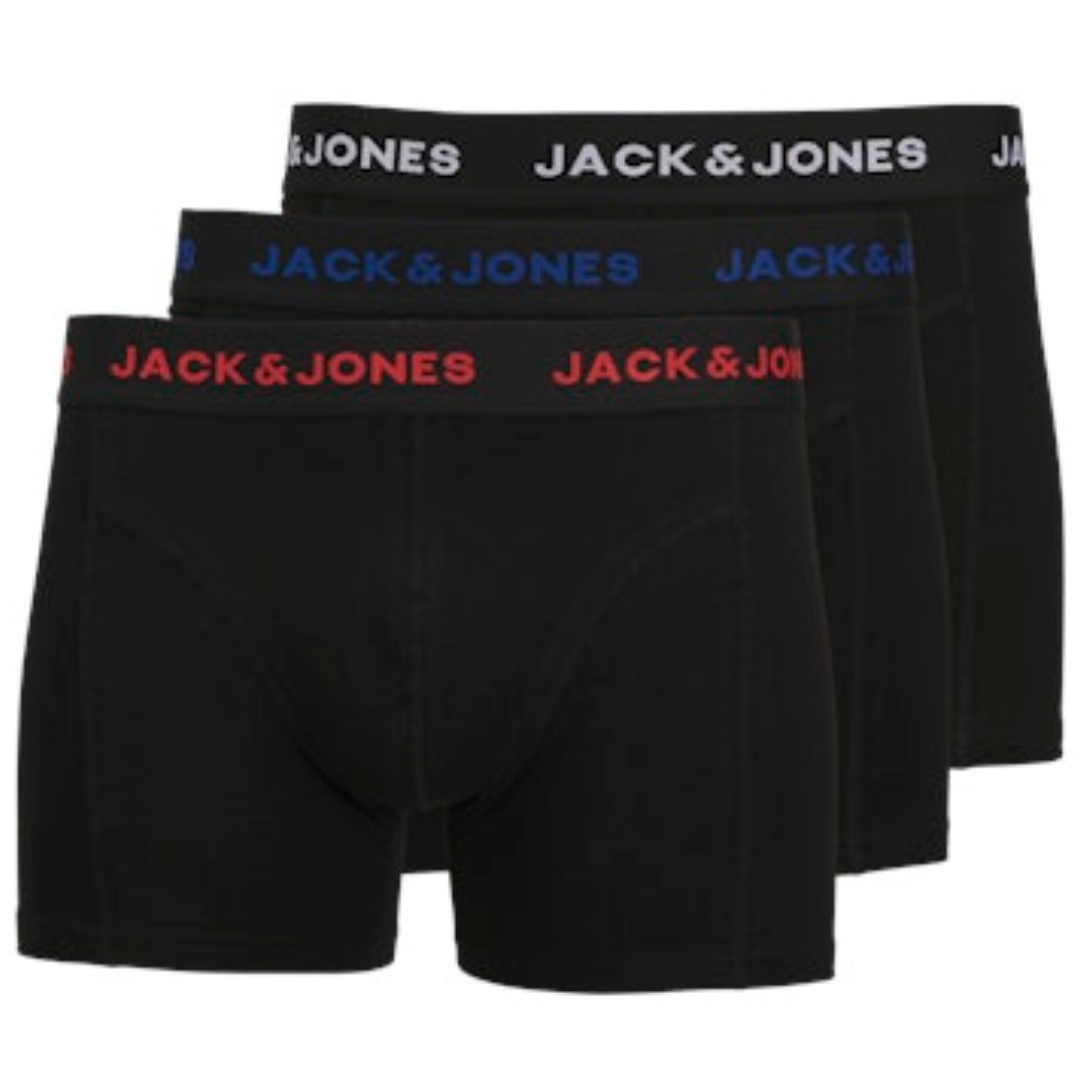 J&J Muške Bokserice JACBLACK FRIDAY TRUNKS 3 PACK